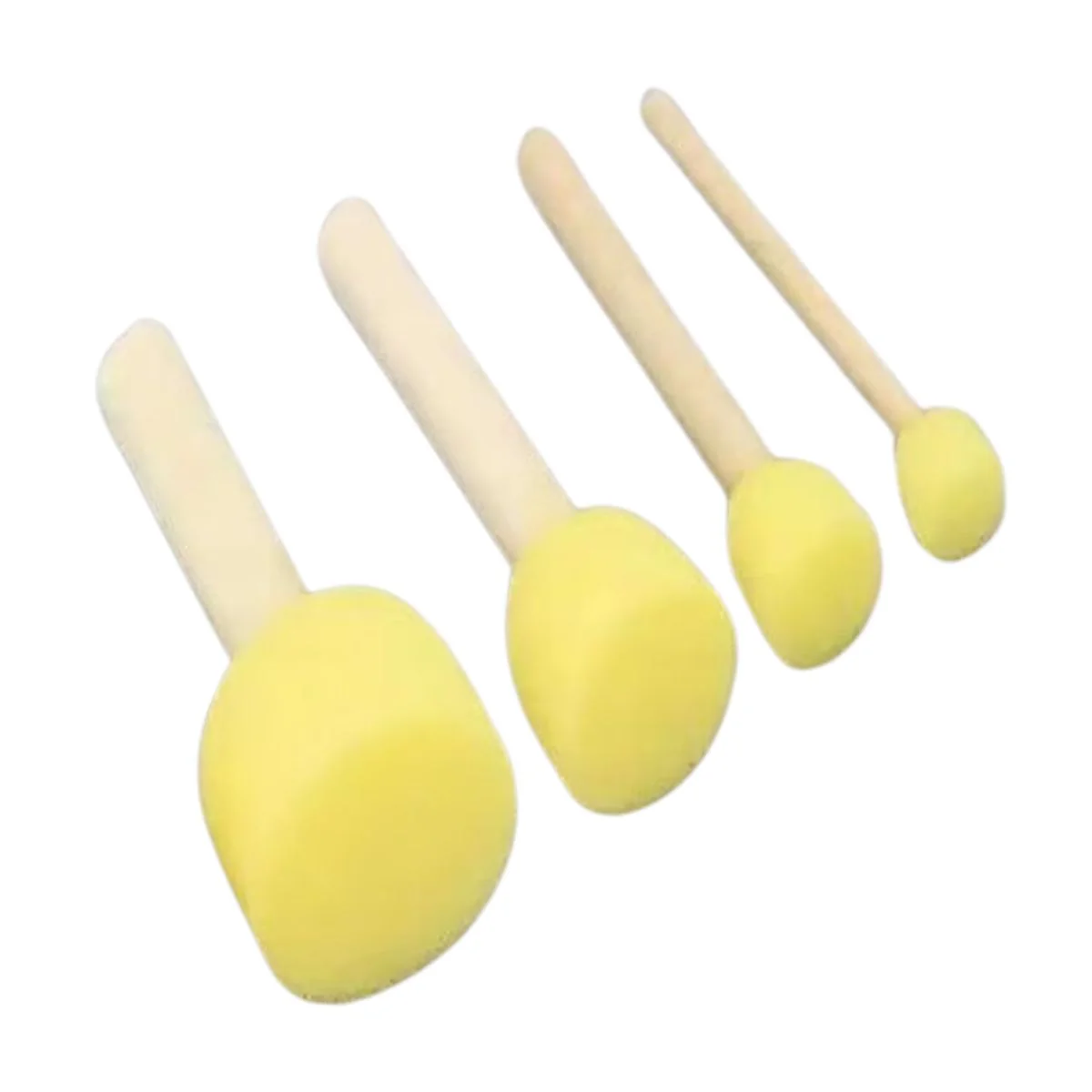 4 Pinceles con Punta de Esponja - Imagen 4