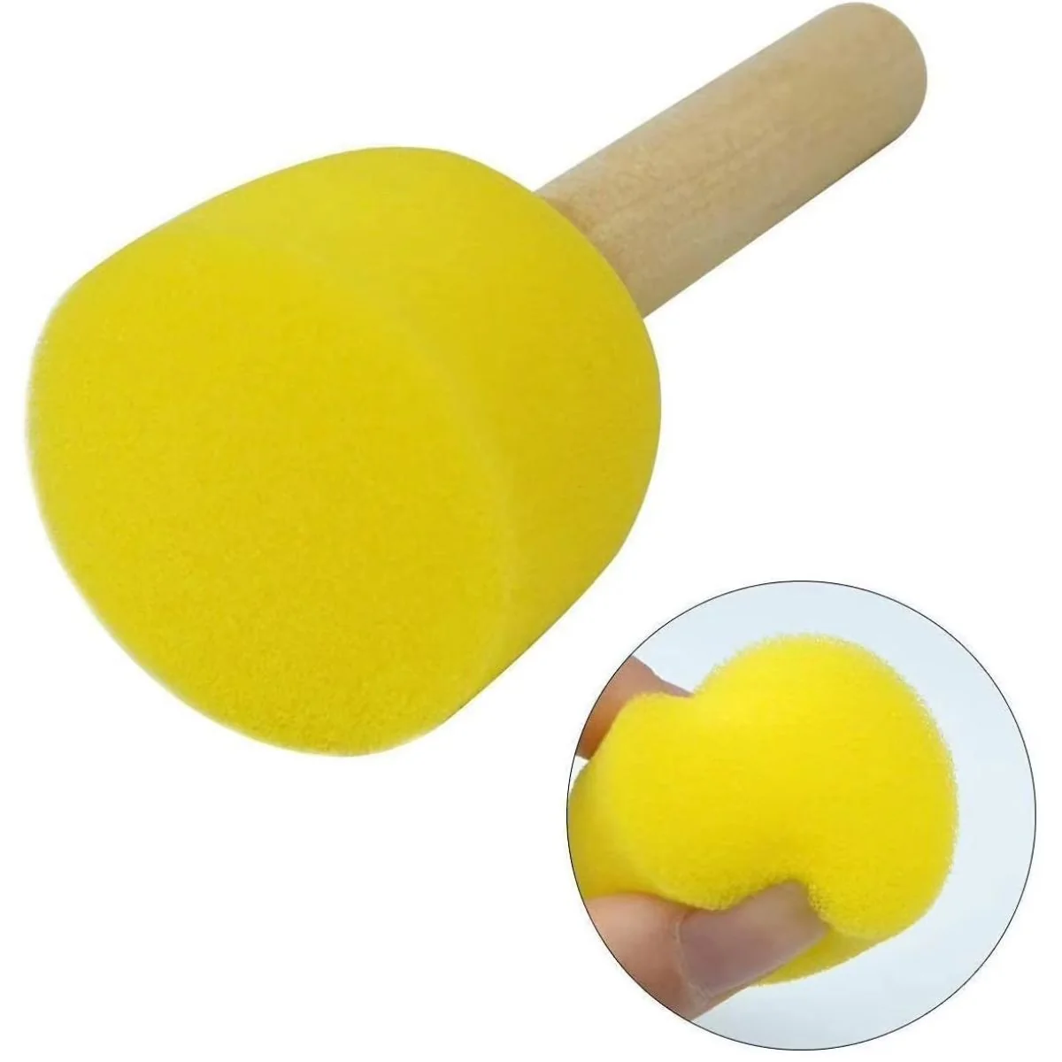 4 Pinceles con Punta de Esponja - Imagen 2